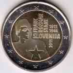 2-Euro Gedenkmünze Slowenien 2011 Franc Rozman Stane