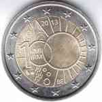 2-Euro Gedenkmünze Belgien 2013 Meteorologisches Institut