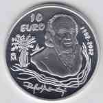 10 Euro Gedenkmünze von Spanien 2002 Rafael Alberti