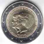 2-Euro Gedenkmünze Niederlande 2013 Abdankung Beatrix an Alexander