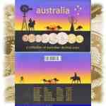Australien Kursmünzensatz / KMS mit 8 Münzen 1981-2008