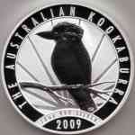10 Unzen Australien-Kookaburra Silber-Münze 2009