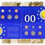 KMS Niederlande / Holland 2000 vor Euro Kursmünzensatz