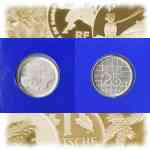 Wert Gulden - 25 Cent der Niederlande Jahr 1982 bis 2000