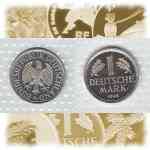 1-DM Münzen Deutsche Mark 1950-2001 ADFGJ Wert