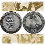 10-DM Gedenkmünze Deutschland 2000 Johann Sebastian Bach