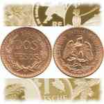 Goldpreis DOS PESOS Goldmünze aus Mexiko 1919-1947