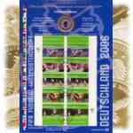 WM-Numisblatt 2003 zur Fussball-WM 2006