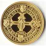 Portugaloser-Wappen - Serie Kleinsten Goldmünzen der Welt