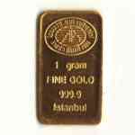 1 Gramm Goldbarren von Istanbul