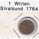Deutschland, Stralsund 1 Witten 1764 Vorderseite