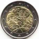 2 Euro Gedenkmünze Italien von 2008 Menschenrechte