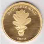 20 Euro Goldmünze Eiche von 2010 - Motivseite