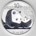 Silber-China-Panda Silbermünze 2011