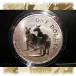 Australien Känguru Silber-Münze von 1999