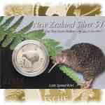 1 Unze Neu-Seeland Kiwi von 2004 im Blister