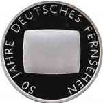 10 Euro Gedenkmünze 2002 Deutsches Fernsehen