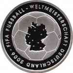 10 Euro Gedenkmünze 2003 Fußball-WM 2006