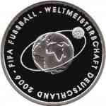 10 Euro Gedenkmünze 2004 Fußball-WM 2006