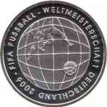 10 Euro Silber 2005 Deutschland Fußball-WM 2006