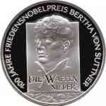 10 Euro Deutschland Silber 2005 Bertha von Suttner