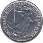 Silber-Britannia 2013 Großbritannien in 999/1000 Silber