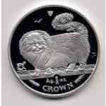 Isle of Man Cats / Katzen 1997 - 1 Unze Crown Silber