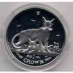 Isle of Man Cats / Katzen 2010 - 1 Unze Crown Silber