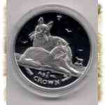 Isle of Man Cats / Katzen 2011 - 1 Unze Crown Silber