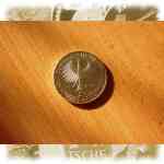 Gottlieb Fichte, 5 Deutsche Mark in Silber