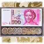 Silber-Barren Money-Collection Banknoten 500-DM