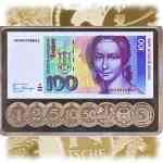 Silber-Barren Money-Collection Banknoten 100-DM