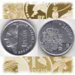 Münzen von Spanien ESPANA 1 PESETA 1989-2001 vor Euro