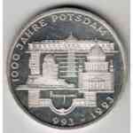 10 DM Gedenkmünze 1993, 1000 Jahre Potsdam (Poztupimi)