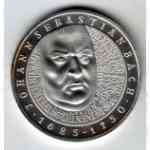 10-DM Silber Gedenkmünze Johann Sebastian Bach 2000