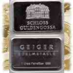 Kleinbild 1 Unze Silber-Barren Schloss ...