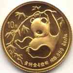1/10 Unze China Gold-Panda 1985