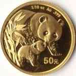 1/10 Unze China Gold-Panda 2004