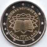 2 Euro Gedenkmünze Finnland 2007 Römische Verträge