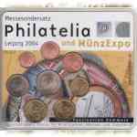 Messe-Sondersatz Philatelia Leipzig MünzExpo 2004