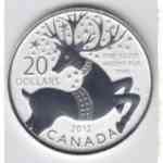 Kanada Magische Rentier zu 20 CAD / Dollar Silber