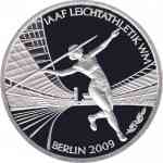 10 Euro Deutschland 2009 Silber Leichtathletik-WM