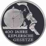 10 Euro Deutschland 2009 Silber 400 Jahre Keplersche Gesetze