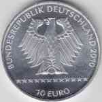 10 Euro Deutschland 2010 FIS Alpine Ski WM 2011 - Nennwert