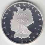 10-Euro Gedenkmünze 2010 - WIR SIND EIN VOLK