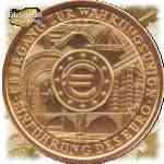 100 Euro Währungsunion in Gold von 2002