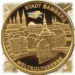 100 Euro Bamberg in Gold von 2004