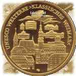 100 Euro Weimar in Gold von 2006