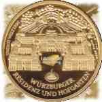 100 Euro Würzburg in Gold von 2010