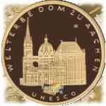 100 Euro Dom von Aachen in Gold von 2012